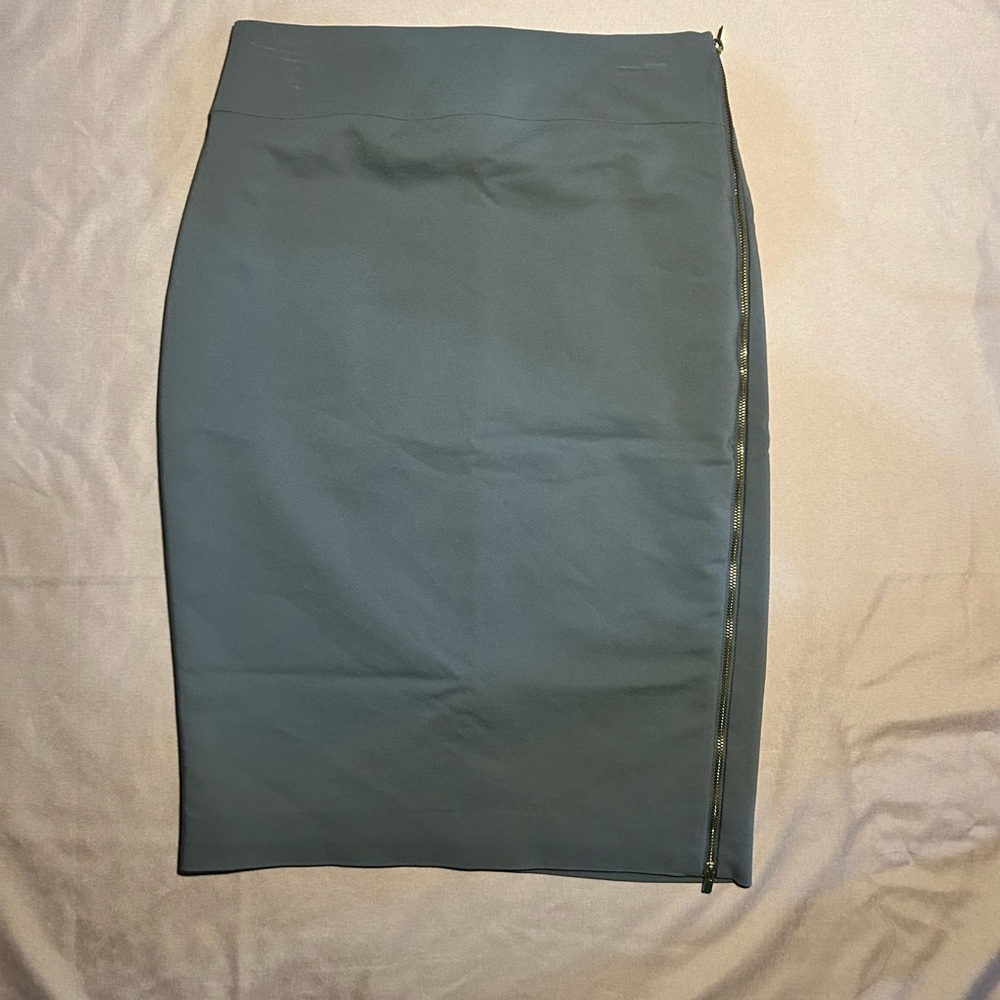 Express Slate Gray Pencil Skirt